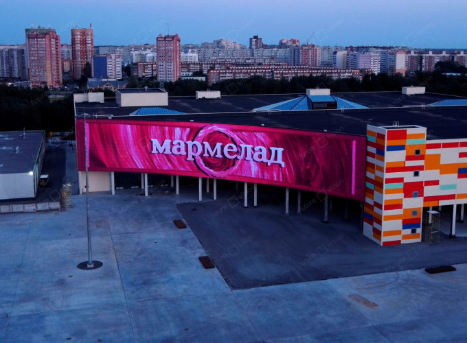 Медиафасад для ТРЦ «Мармелад»